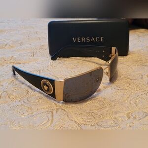 Versace Gold Aviator Sunglasses